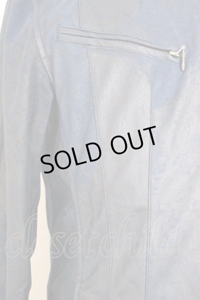 画像5: TORNADO MART / ヘアラインシングルライダースジャケット L ネイビー T-24-10-08-009-TO-ja-YM-ZT (5)