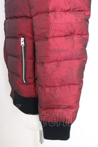 画像3: TORNADO MART / クロコダイルエンボスタフタブルゾン M ボルドー T-24-10-08-010-TO-ou-YM-ZT-M001 (3)