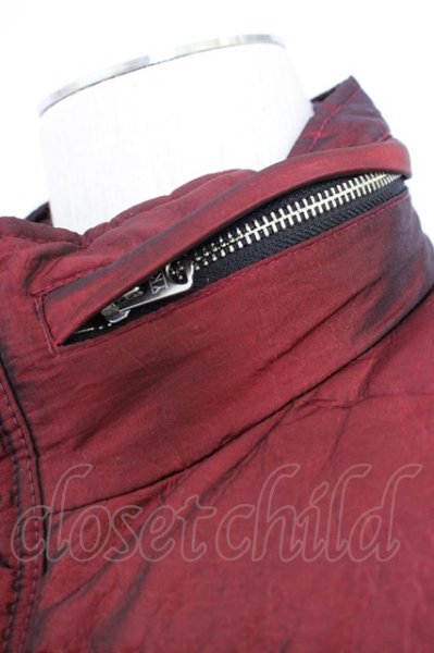 画像4: TORNADO MART / クロコダイルエンボスタフタブルゾン M ボルドー T-24-10-08-010-TO-ou-YM-ZT-M001 (4)