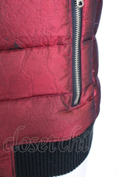 画像5: TORNADO MART / クロコダイルエンボスタフタブルゾン M ボルドー T-24-10-08-010-TO-ou-YM-ZT-M001 (5)