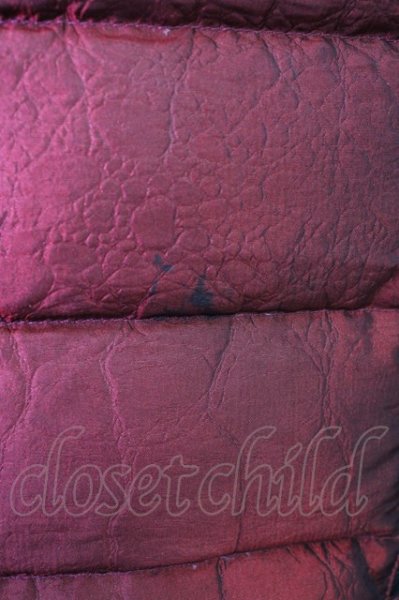 画像8: TORNADO MART / クロコダイルエンボスタフタブルゾン M ボルドー T-24-10-08-010-TO-ou-YM-ZT-M001 (8)