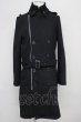 画像1: CIVARIZE / Zork ライダースデザイントレンチコート 44 ブラック T-24-10-16-014-CI-ou-YM-ZT-M122 (1)