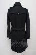 画像2: CIVARIZE / Zork ライダースデザイントレンチコート 44 ブラック T-24-10-16-014-CI-ou-YM-ZT-M122 (2)