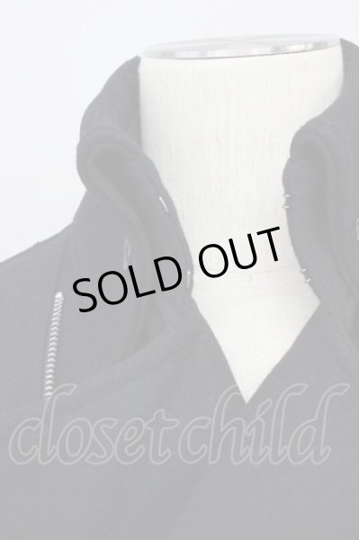 画像6: CIVARIZE / Zork ライダースデザイントレンチコート 44 ブラック T-24-10-16-014-CI-ou-YM-ZT-M122 (6)