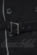 画像7: CIVARIZE / Zork ライダースデザイントレンチコート 44 ブラック T-24-10-16-014-CI-ou-YM-ZT-M122 (7)