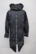 画像2: CIVARIZE / Arsenalファー付きコーティングモッズコート 44 ブラック T-24-10-16-015-CI-ou-YM-ZT-M122 (2)