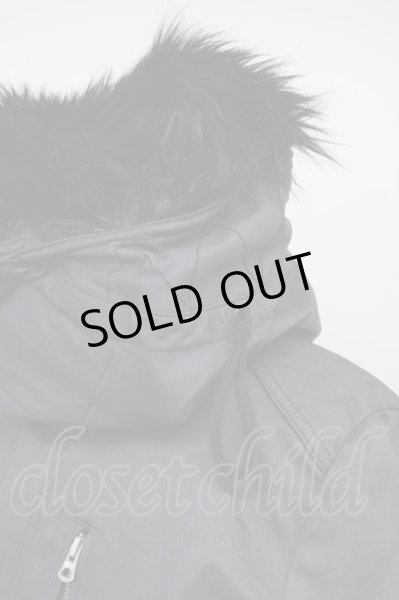 画像4: CIVARIZE / Arsenalファー付きコーティングモッズコート 44 ブラック T-24-10-16-015-CI-ou-YM-ZT-M122 (4)