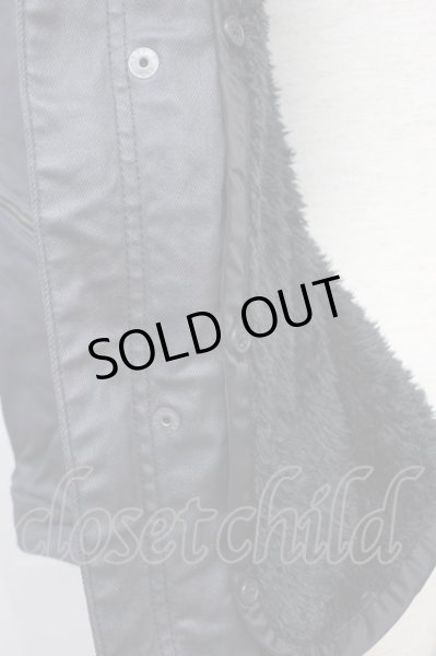 画像10: CIVARIZE / Arsenalファー付きコーティングモッズコート 44 ブラック T-24-10-16-015-CI-ou-YM-ZT-M122 (10)