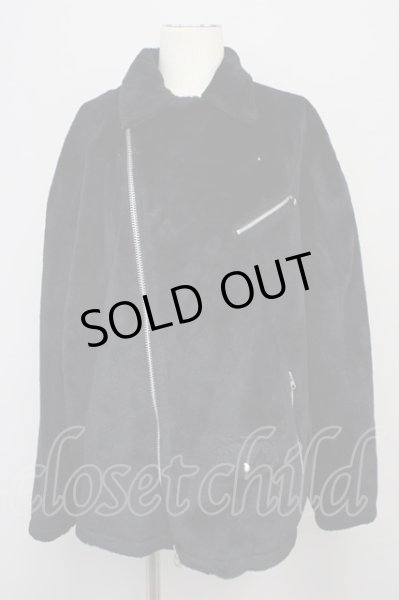 画像1: CIVARIZE / Envy オーバーサイズフェイクファーライダース 44 ブラック T-24-10-16-016-CI-ou-YM-OS (1)