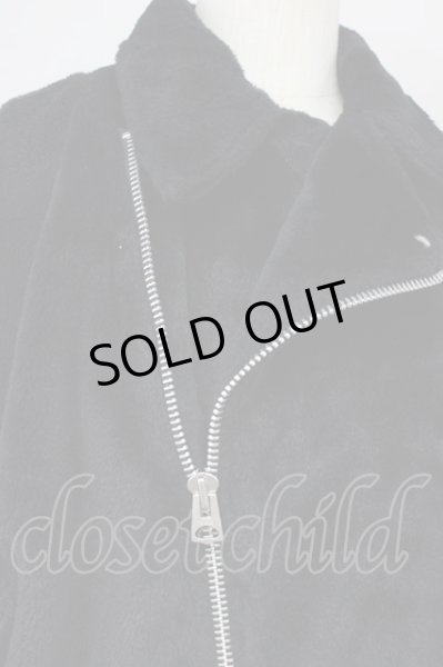 画像7: CIVARIZE / Envy オーバーサイズフェイクファーライダース 44 ブラック T-24-10-16-016-CI-ou-YM-OS (7)