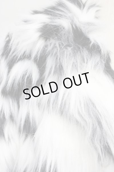 画像5: CIVARIZE / Insane ロングファーコート 44 ブラックｘホワイト T-24-10-16-017-CI-ou-YM-ZT (5)