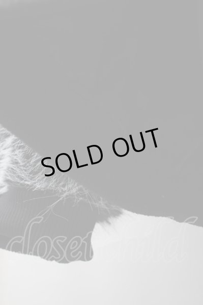 画像8: BACKSTAGE PASS / WOO(ウー)ビッグシルエットファーブルゾン 3-4 ブラックｘホワイト T-24-10-16-018-BA-ou-YM-ZT-M130 (8)