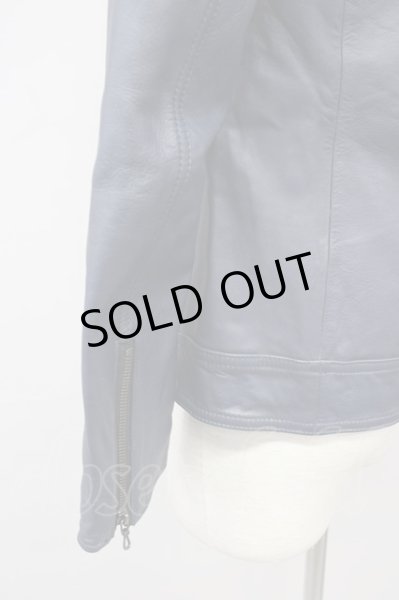 画像3: FUGA / ジャケット.Maestro カウレザーシングルライダース 44 ネイビー T-24-10-16-019-FU-ja-YM-ZT-ML007 (3)