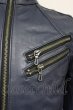 画像5: FUGA / ジャケット.Maestro カウレザーシングルライダース 44 ネイビー T-24-10-16-019-FU-ja-YM-ZT-ML007 (5)