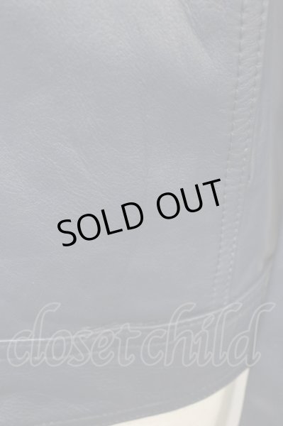 画像8: FUGA / ジャケット.Maestro カウレザーシングルライダース 44 ネイビー T-24-10-16-019-FU-ja-YM-ZT-ML007 (8)