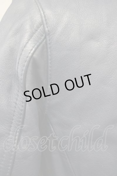 画像9: FUGA / ジャケット.Maestro カウレザーシングルライダース 44 ネイビー T-24-10-16-019-FU-ja-YM-ZT-ML007 (9)