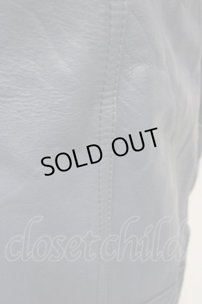 画像10: FUGA / ジャケット.Maestro カウレザーシングルライダース 44 ネイビー T-24-10-16-019-FU-ja-YM-ZT-ML007 (10)