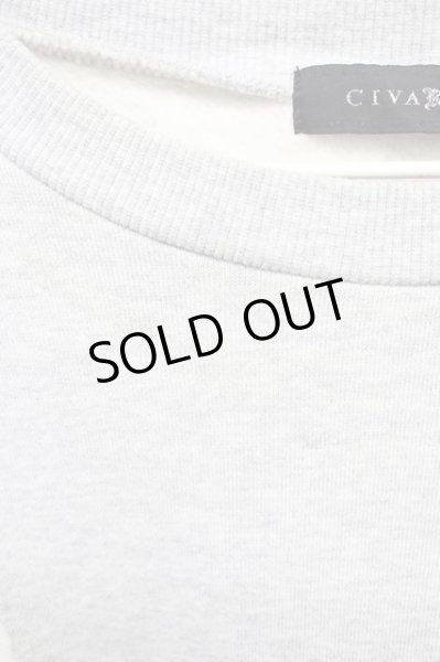 画像10: CIVARIZE / Jolt ファー切り替えプルオーバービッグスウェット F グレー T-24-10-16-003-CI-to-YM-ZT (10)