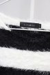 画像3: CIVARIZE / Selfish フェザーヤーンプルオーバーニットソー 44 ブラックｘホワイト T-24-10-16-004-CI-to-YM-ZT093 (3)