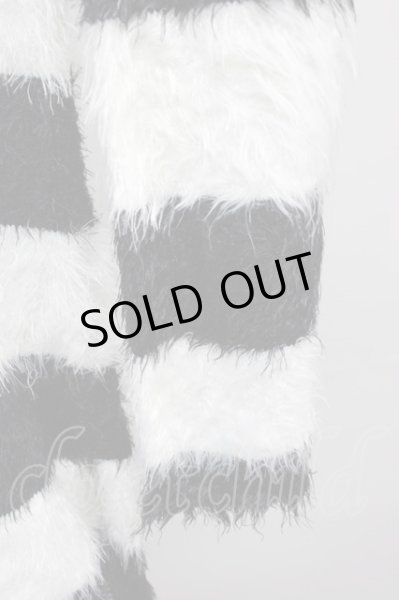 画像4: CIVARIZE / Selfish フェザーヤーンプルオーバーニットソー 44 ブラックｘホワイト T-24-10-16-004-CI-to-YM-ZT093 (4)