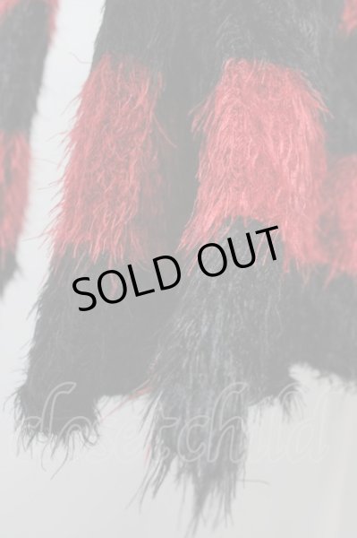 画像5: CIVARIZE / Selfish フェザーヤーンプルオーバーニットソー 44 レッドｘブラック T-24-10-16-005-CI-to-YM-ZT093 (5)