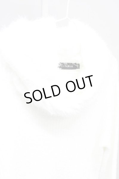 画像3: CIVARIZE / フェザーヤーン切り替えアシンメトリードレープニットソー 44 ホワイト T-24-10-16-008-CI-to-YM-ZT (3)