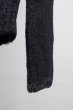 画像6: CIVARIZE / フェザーヤーン切り替えアシンメトリードレープニットソー 44 ブラック T-24-10-16-009-CI-to-YM-ZT093 (6)