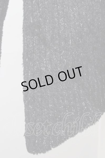 画像5: CIVARIZE / フェザーヤーン切り替えアシンメトリードレープニットソー 44 ミックス T-24-10-16-010-CI-to-YM-ZT (5)