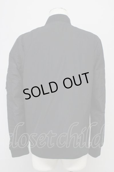 画像2: CIVARIZE / Splinter裏地スカルプリントMA-1ジャケット 44 ブラック T-24-10-16-012-CI-ou-YM-ZT-M122 (2)