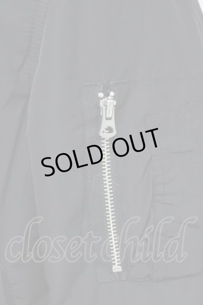 画像5: CIVARIZE / Splinter裏地スカルプリントMA-1ジャケット 44 ブラック T-24-10-16-012-CI-ou-YM-ZT-M122 (5)