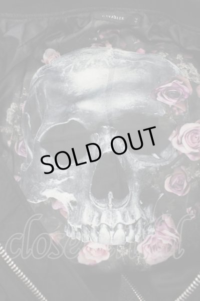 画像12: CIVARIZE / Splinter裏地スカルプリントMA-1ジャケット 44 ブラック T-24-10-16-012-CI-ou-YM-ZT-M122 (12)