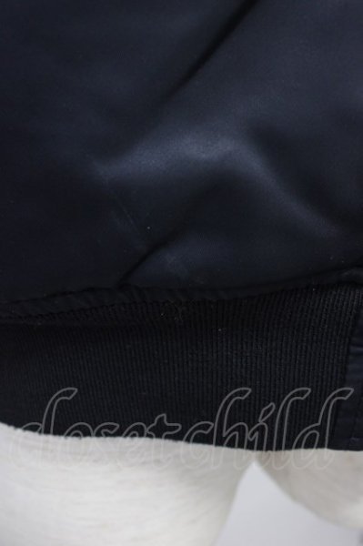 画像5: CIVARIZE / レースアップビッグシルエットMA-1ジャケット 44 ブラック T-24-10-16-013-CI-ou-YM-ZY (5)