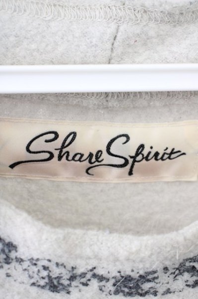 画像8: SHARE SPIRIT / WOOL RING SOFT JERSEY SWEAT L ホワイト T-24-10-21-002-SH-to-YM-ZT096 (8)