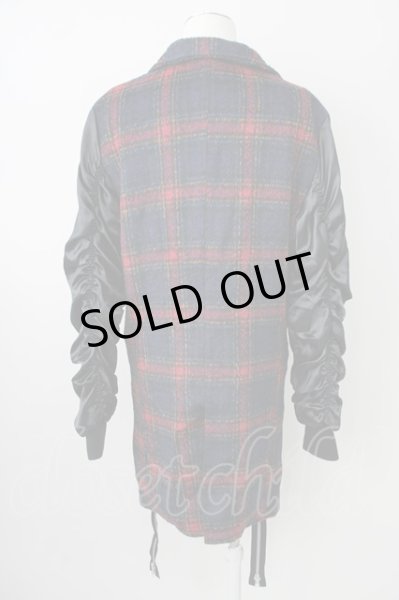 画像2: ALTER VENOMV / MA-1ドッキングコート  ブラックｘレッド T-24-10-21-003-AL-ou-YM-ZT-M109 (2)