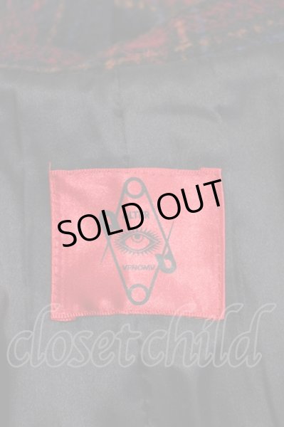 画像6: ALTER VENOMV / MA-1ドッキングコート  ブラックｘレッド T-24-10-21-003-AL-ou-YM-ZT-M109 (6)