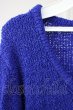 画像3: Roshell / アクリルニットVネック M ブルー T-24-10-21-001-Ro-to-YM-ZT096 (3)