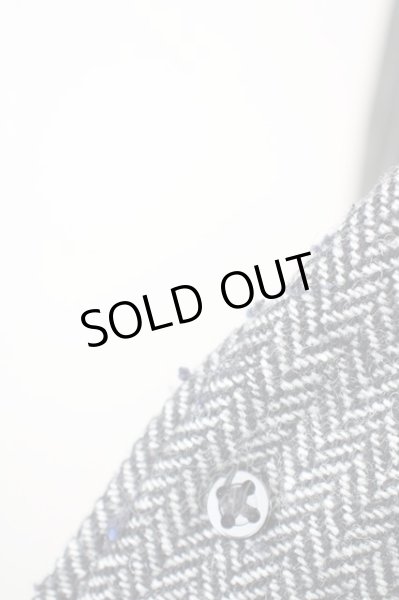 画像6: FUGA / AttackingThird レザー切り替えチェスターコート 44 グレーｘブラック T-24-10-21-007-FU-ou-YM-ZT (6)