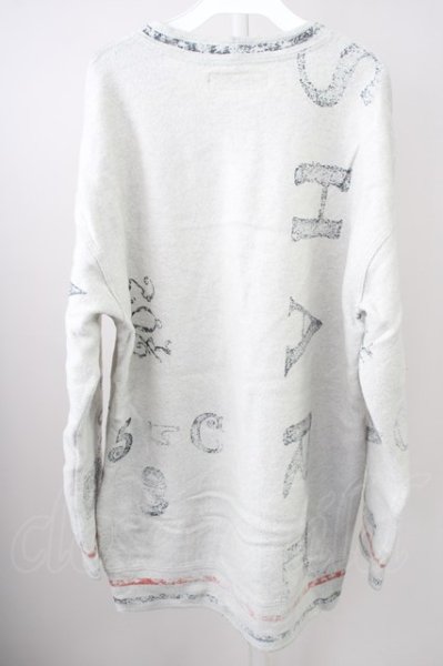 画像2: SHARE SPIRIT / WOOL RING SOFT JERSEY SWEAT L ホワイト T-24-10-21-002-SH-to-YM-ZT096 (2)