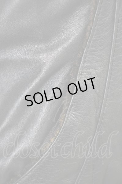 画像5: 14th Addiction / ボンディングレザーパーカー 2 ブラック T-24-10-21-013-14-ou-YM-ZT (5)