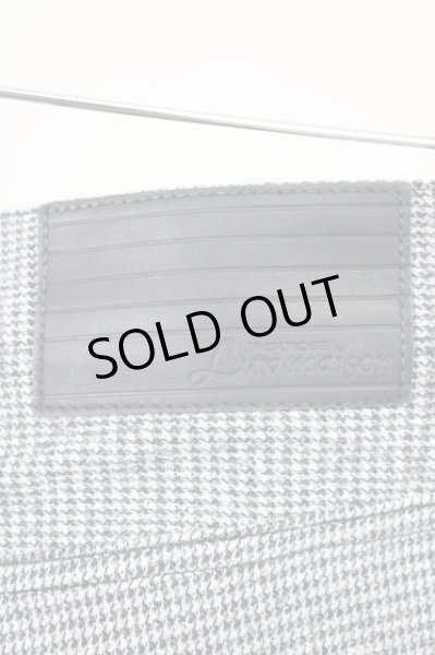 画像3: Luv maison / ハウンズトゥースアクリルスキニー 44 ブラックｘホワイト T-24-10-21-014-Lu-pa-YM-ZT096 (3)