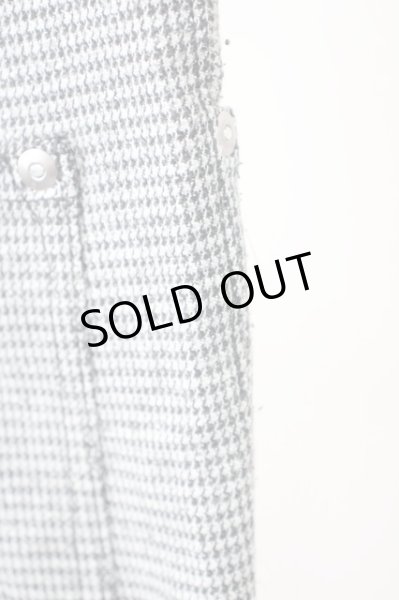 画像4: Luv maison / ハウンズトゥースアクリルスキニー 44 ブラックｘホワイト T-24-10-21-014-Lu-pa-YM-ZT096 (4)