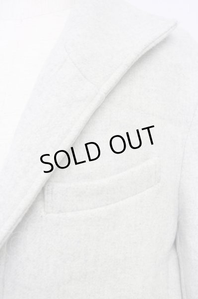 画像4: GOSTAR DE FUGA / メルトンウールイタリアンカラーコート 48 ライトグレー T-24-10-23-002-GO-ou-YM-ZT-M117 (4)