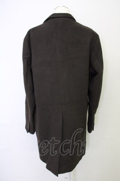 画像2: GOSTAR DE FUGA / BISHU PREMIUM PUBLIC ウールチェスターコート 50 ダークブラウン T-24-10-23-004-GO-ou-YM-ZT-M117 (2)
