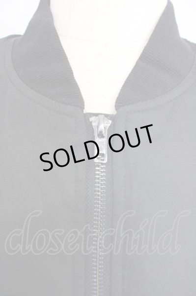 画像5: unrelaxing / ドロップショルダーBIG　MA-1ジャケット M ブラック T-24-10-23-005-un-ou-YM-ZT (5)