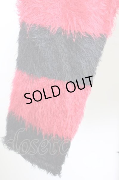 画像4: CIVARIZE / フェザーヤーンプルオーバーニット 44 レッドｘブラック T-24-10-23-001-CI-to-YM-ZT375 (4)