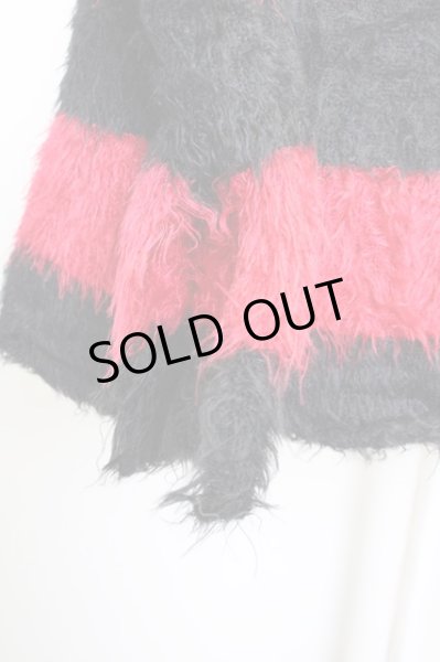 画像5: CIVARIZE / フェザーヤーンプルオーバーニット 44 レッドｘブラック T-24-10-23-001-CI-to-YM-ZT375 (5)