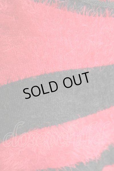 画像6: CIVARIZE / フェザーヤーンプルオーバーニット 44 レッドｘブラック T-24-10-23-001-CI-to-YM-ZT375 (6)