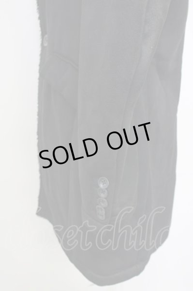 画像3: CIVARIZE / Emir フェイクムートンチェスターコート 46 ブラック T-24-10-23-010-CI-ou-YM-ZT-M115 (3)