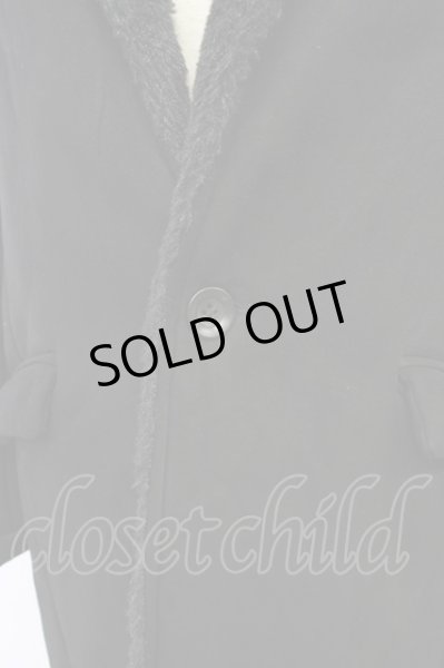 画像4: CIVARIZE / Emir フェイクムートンチェスターコート 46 ブラック T-24-10-23-010-CI-ou-YM-ZT-M115 (4)