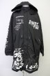 画像1: A’GEM / プリントモッズコート F ブラック T-24-10-23-012-AG-ou-YM-ZT-M115 (1)
